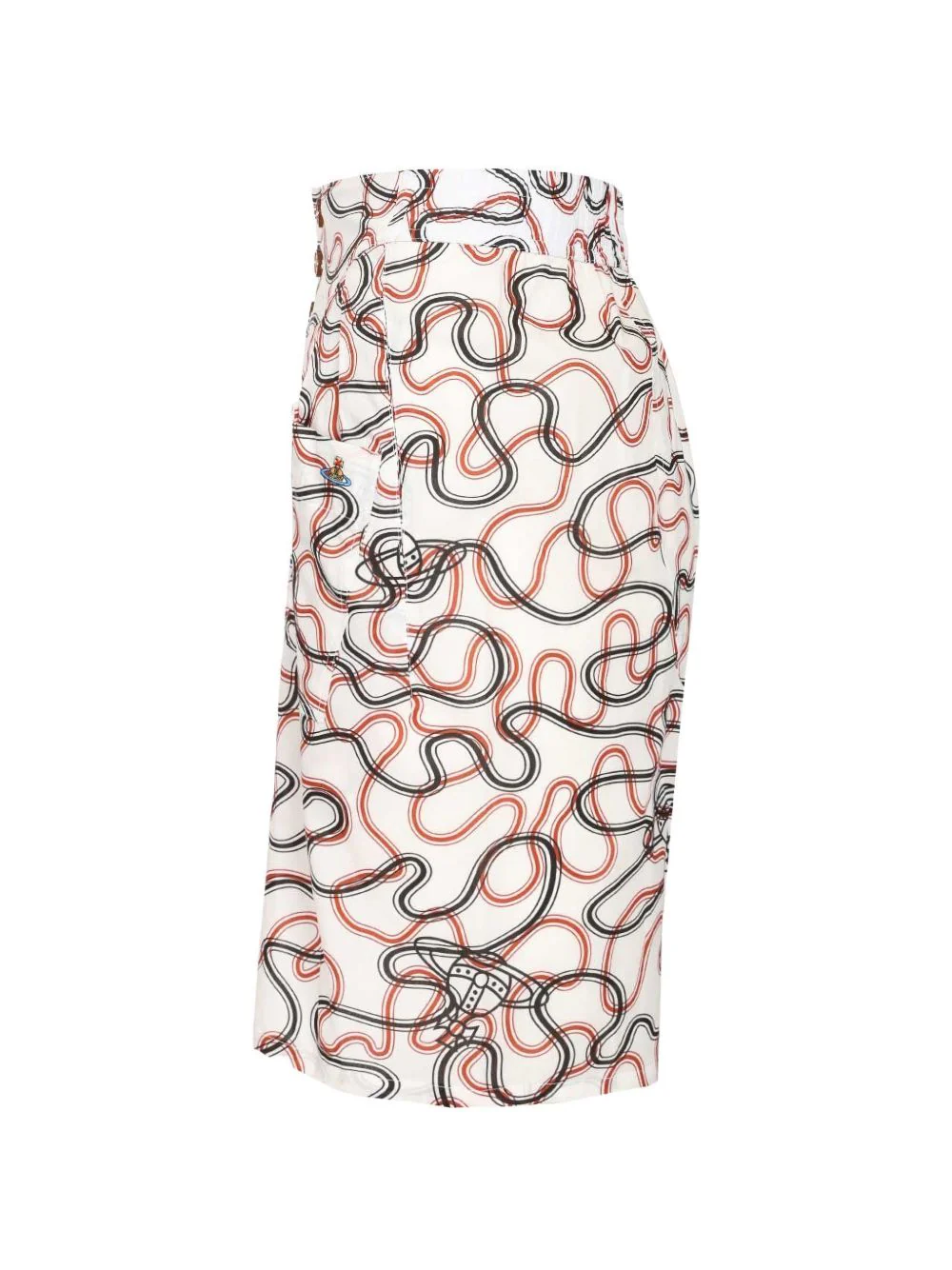 Squiggle-Print Bermuda Shorts - Image 3