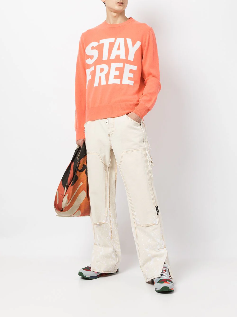 Stay Free Print Sweatshirt - Image 3