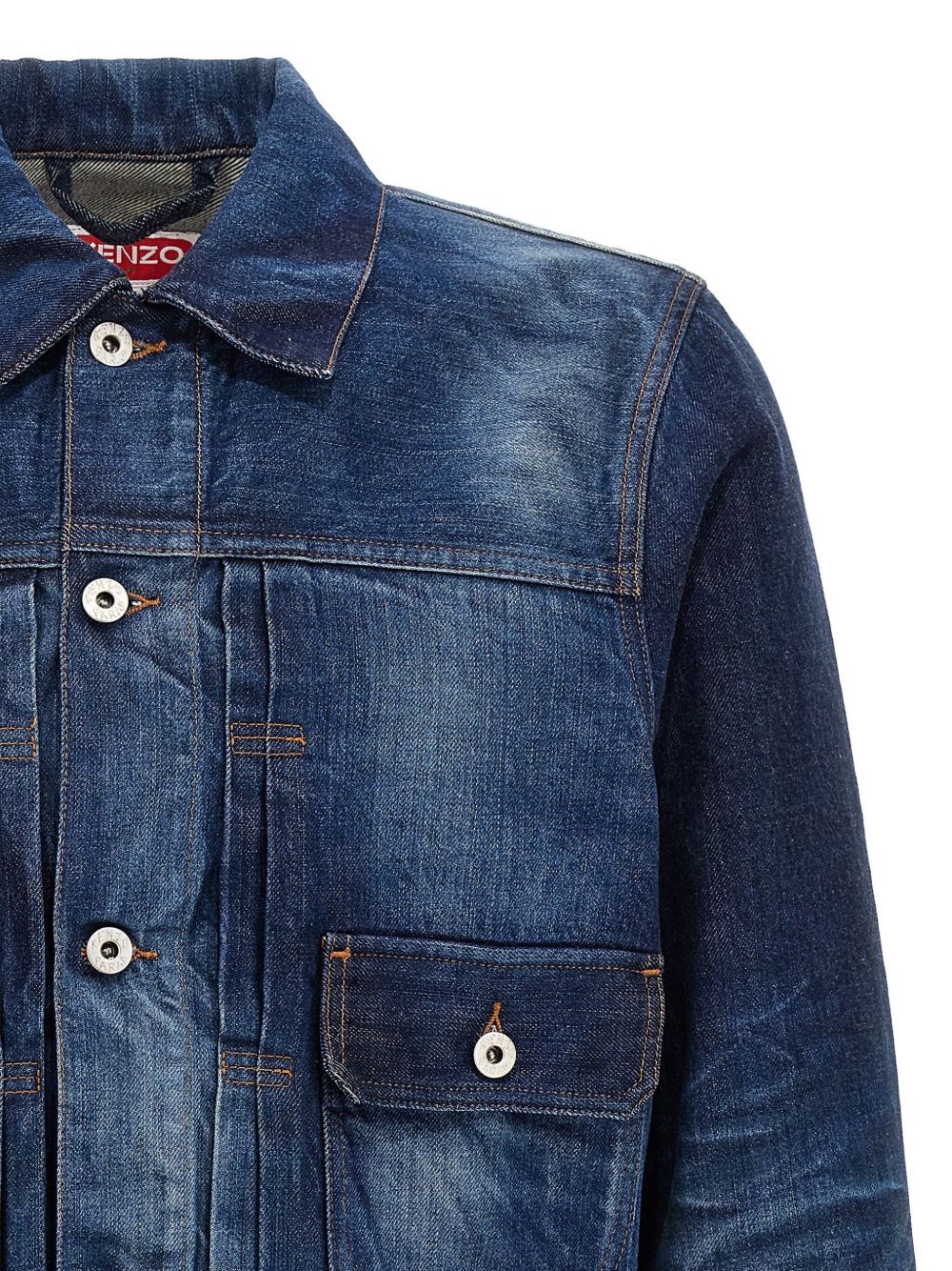 Stone-Washed Denim Jacket - Image 2