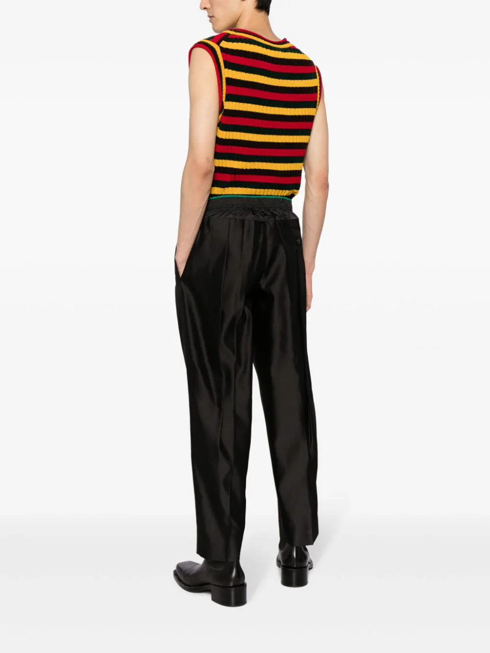 Straight-Leg Cropped Trousers - Image 2