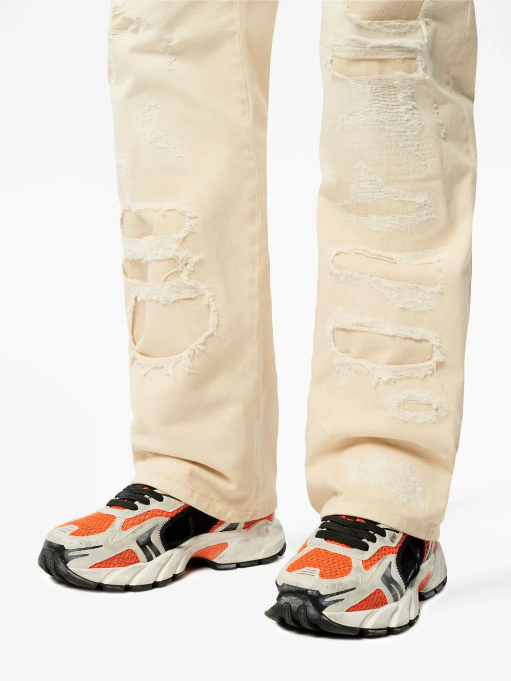 Straight-Leg Distressed-Finish Jeans - Image 6