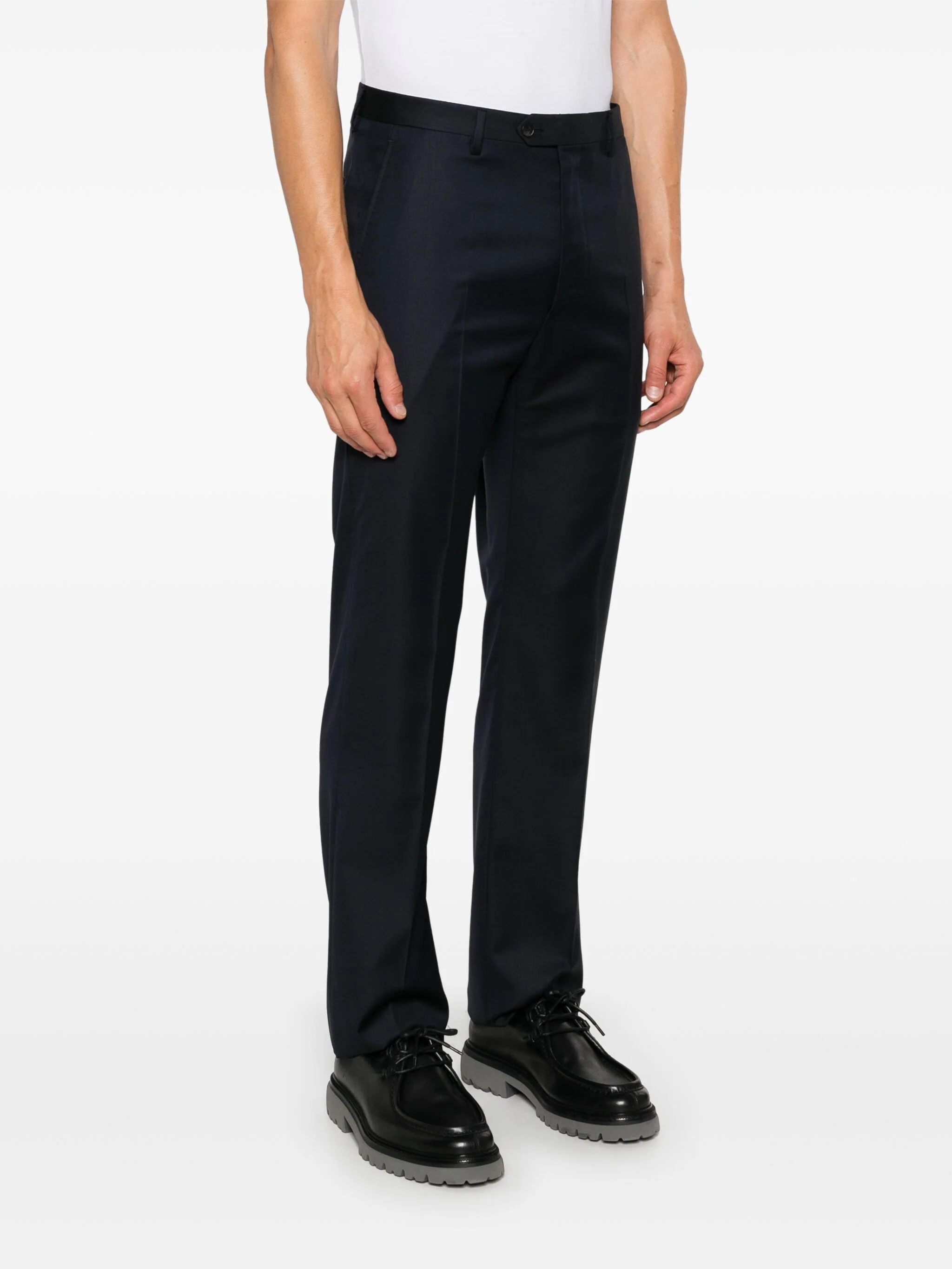 Straight-Leg Tailored Trousers - Image 3