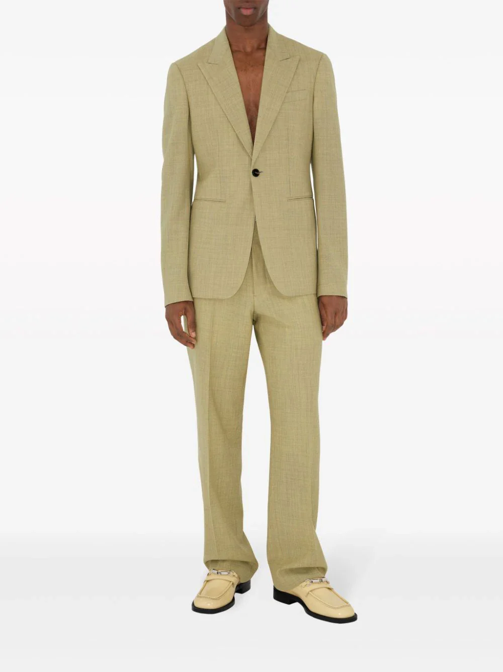 Straight-Leg Tailored Wool Trousers - Image 2