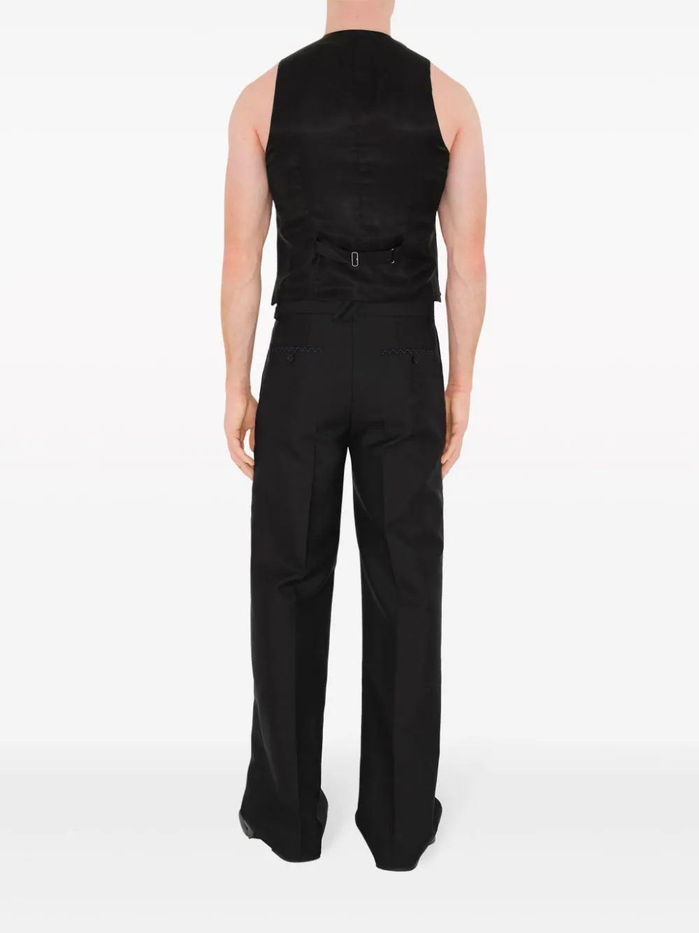 Straight-Leg Wool-Blend Trousers - Image 3