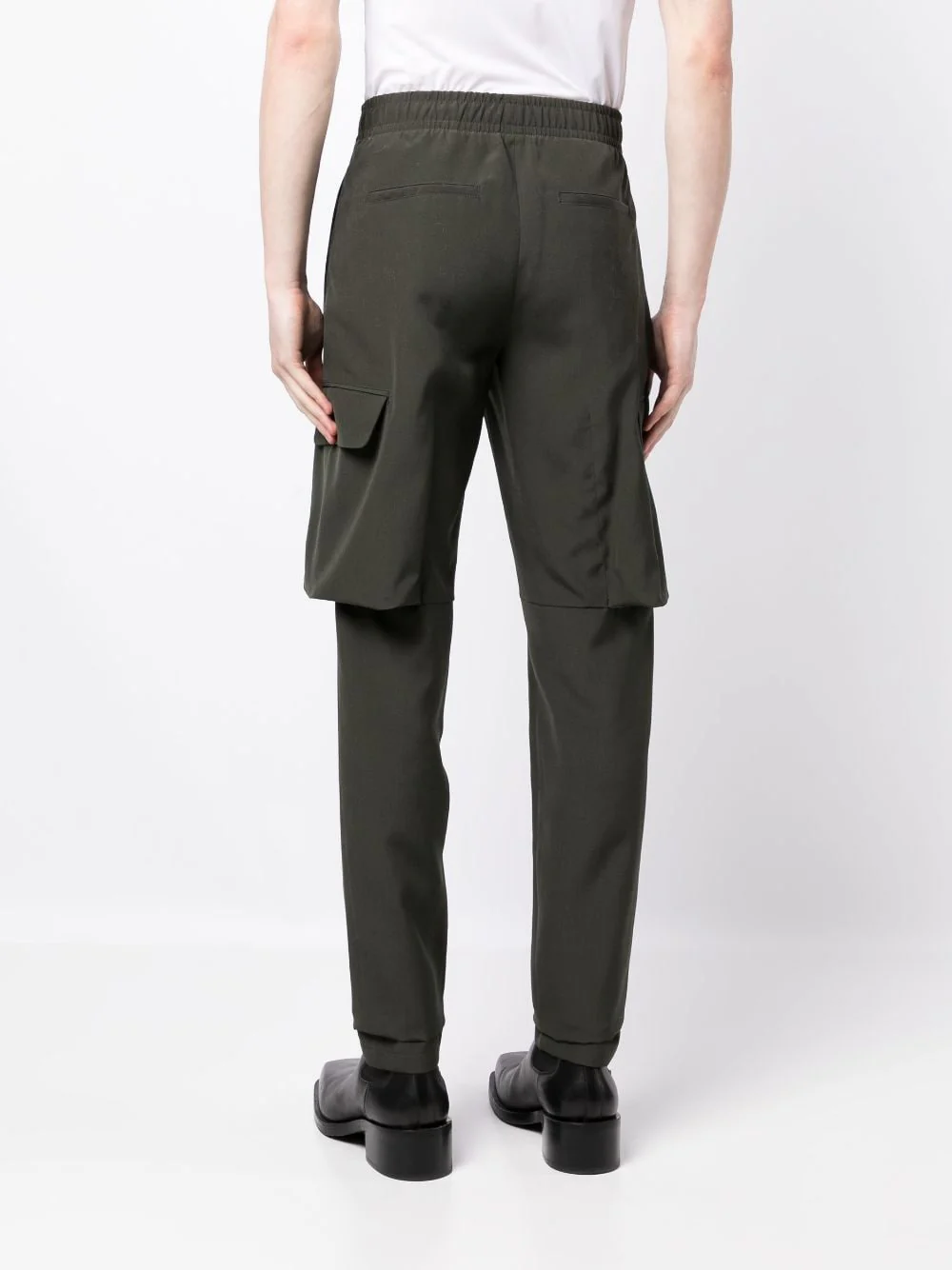 Straight-Leg Wool Cargo Trousers - Image 4