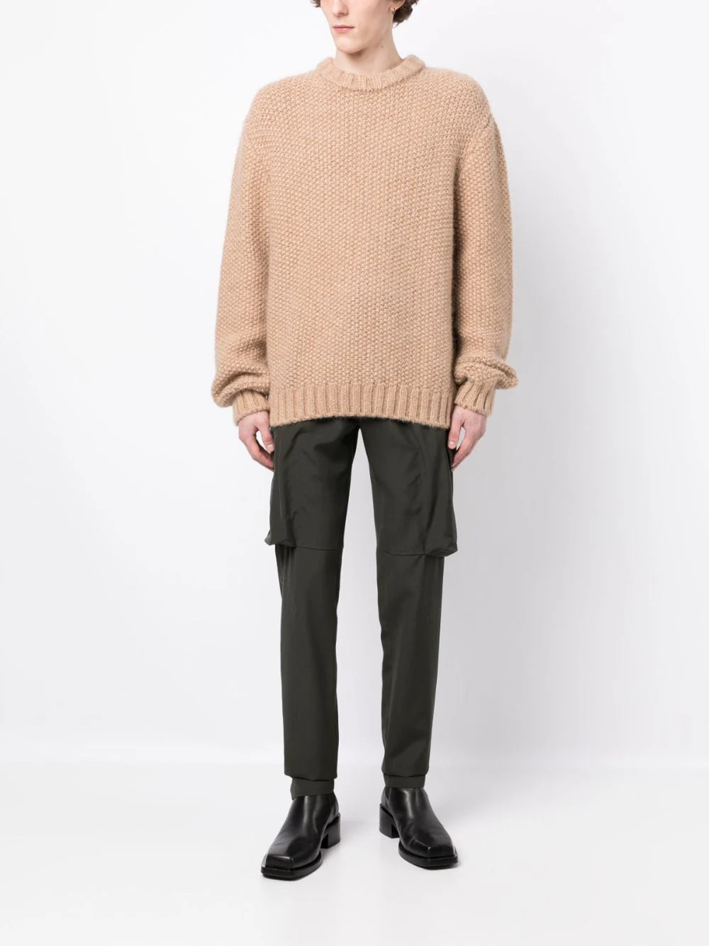 Straight-Leg Wool Cargo Trousers - Image 5