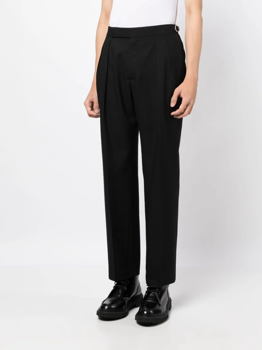 Straight-Leg Wool Trousers - Image 3