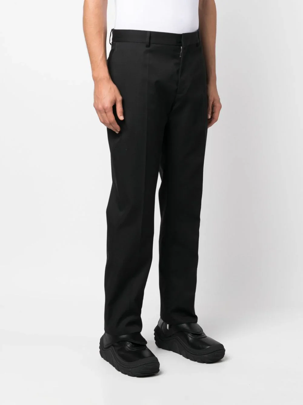 Straight-Leg Wool Trousers - Image 3
