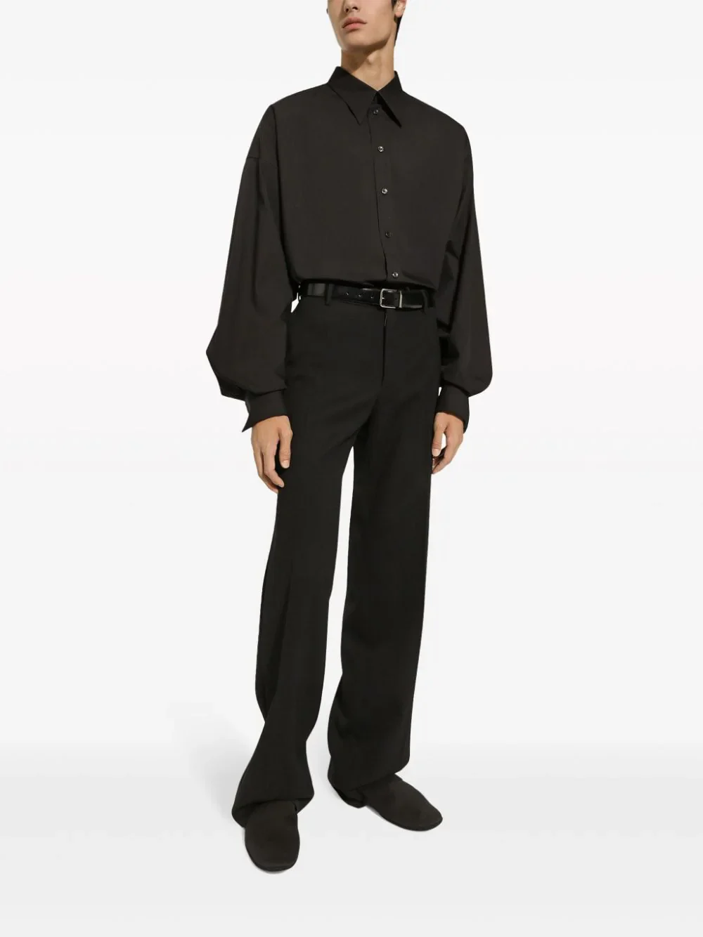 Straight-Leg Wool Trousers - Image 2