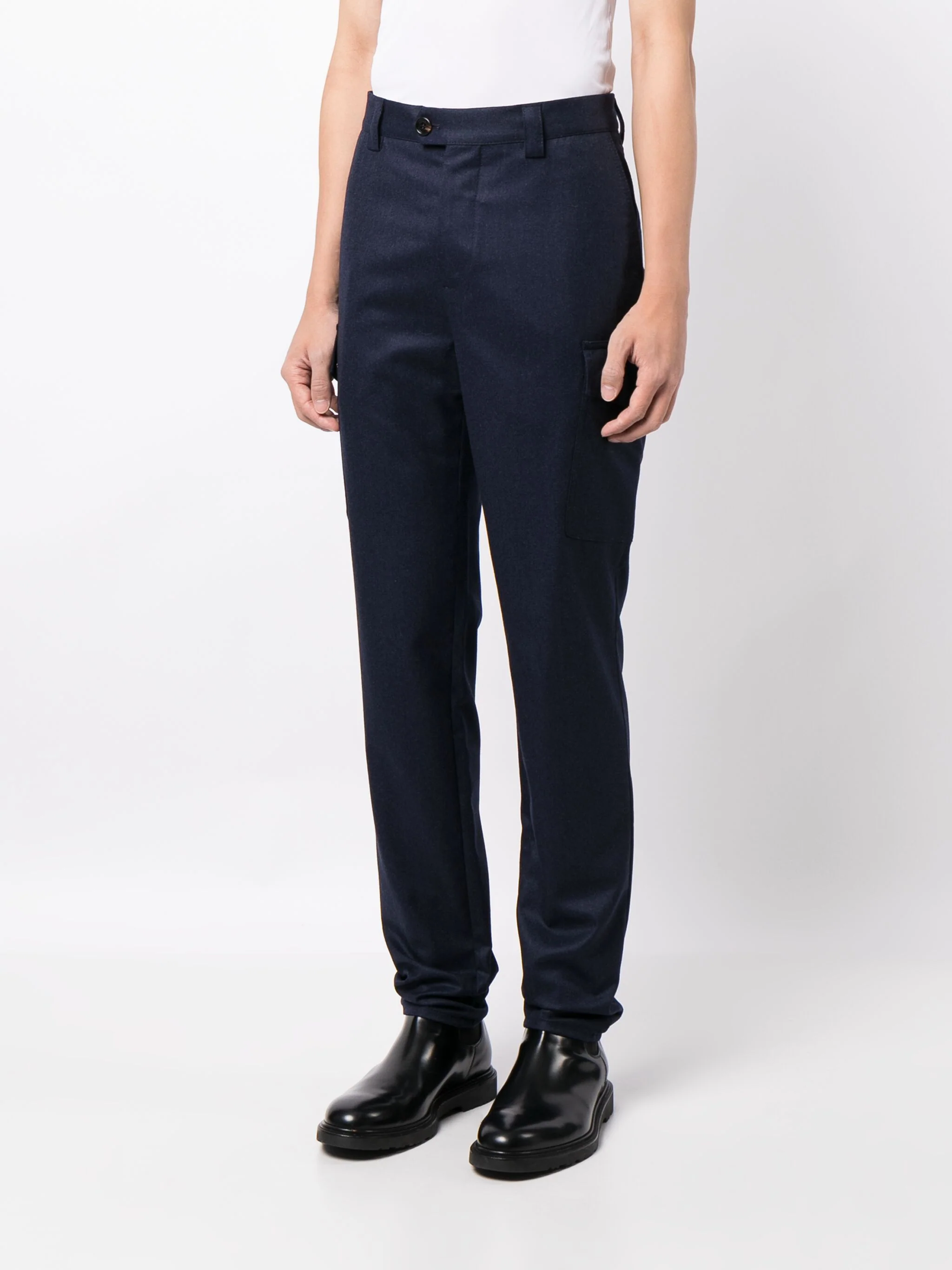Straight-Leg Wool Trousers - Image 3