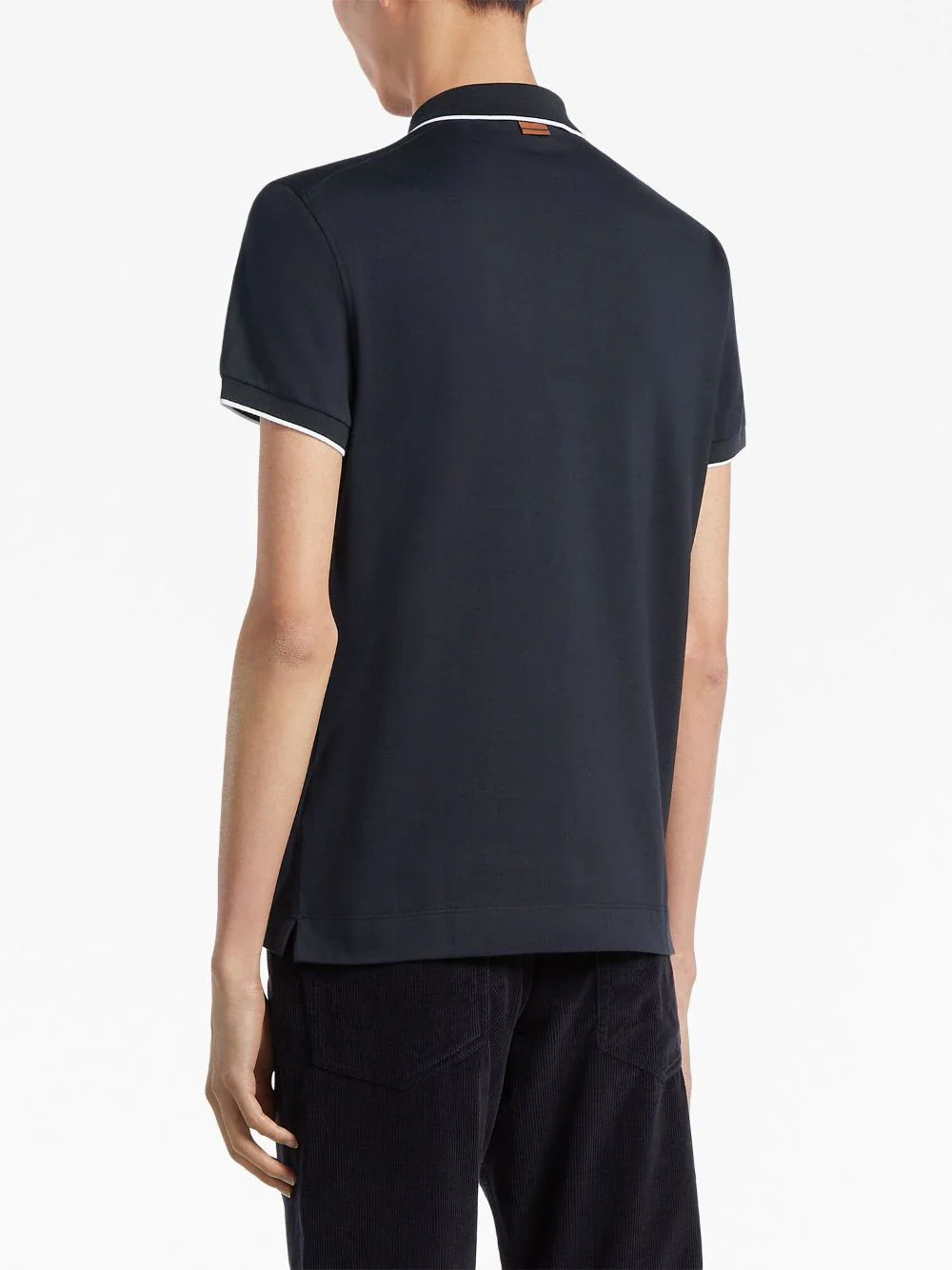 Stretch-Cotton Polo Shirt - Image 4