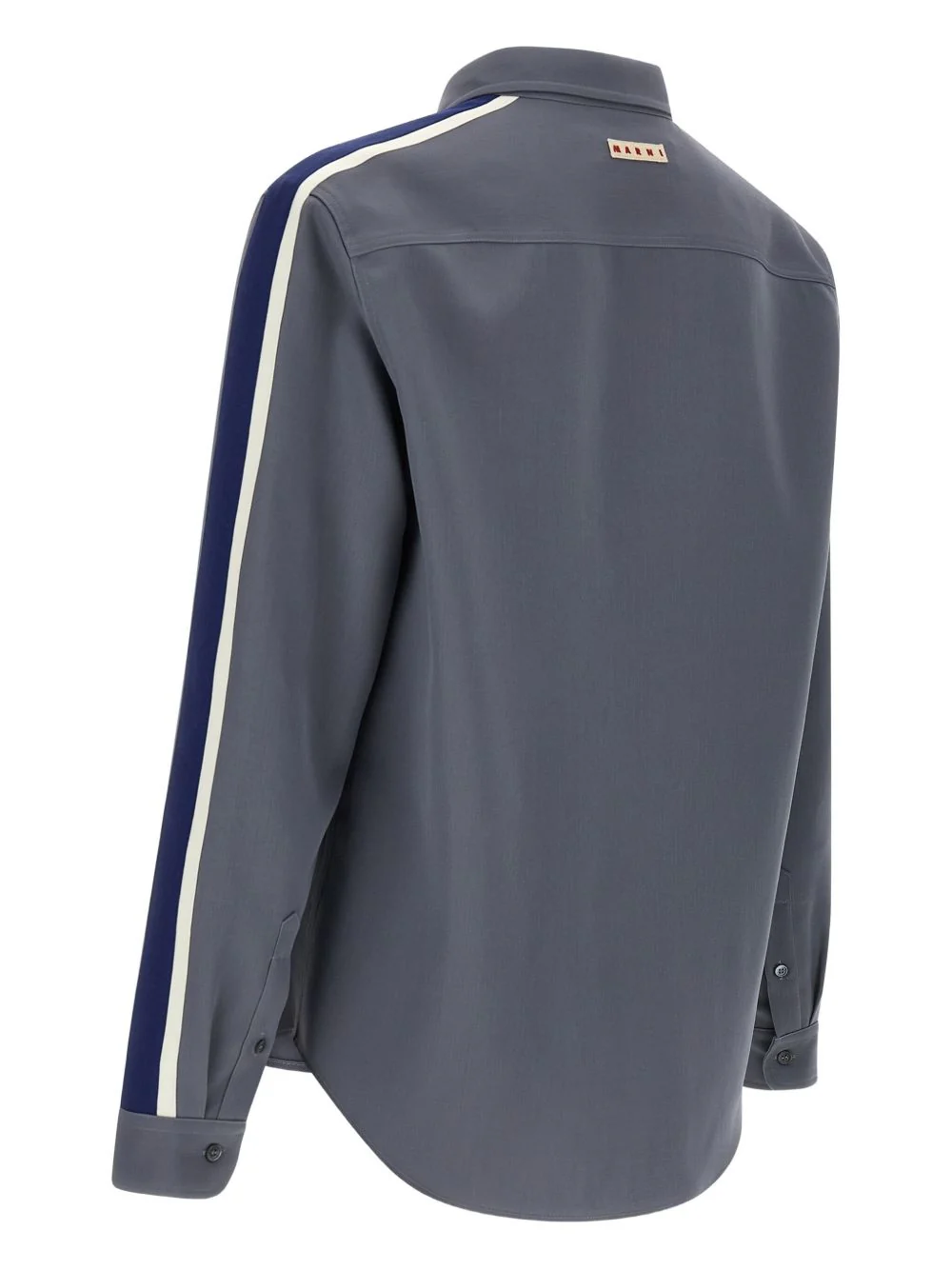 Stripe-Detail Virgin Wool Shirt - Image 2