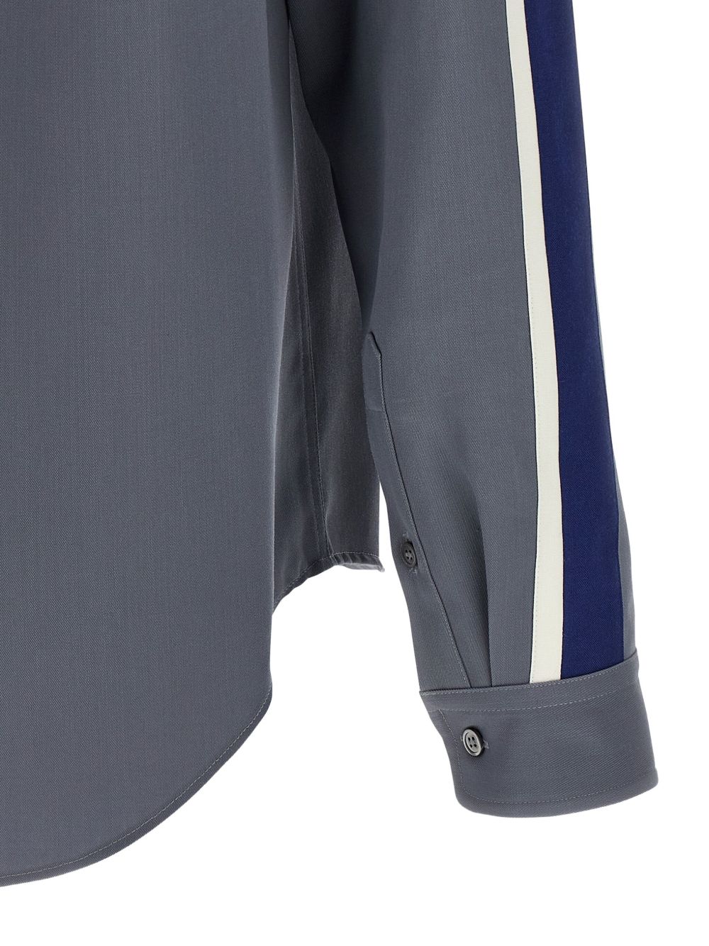 Stripe-Detail Virgin Wool Shirt - Image 5