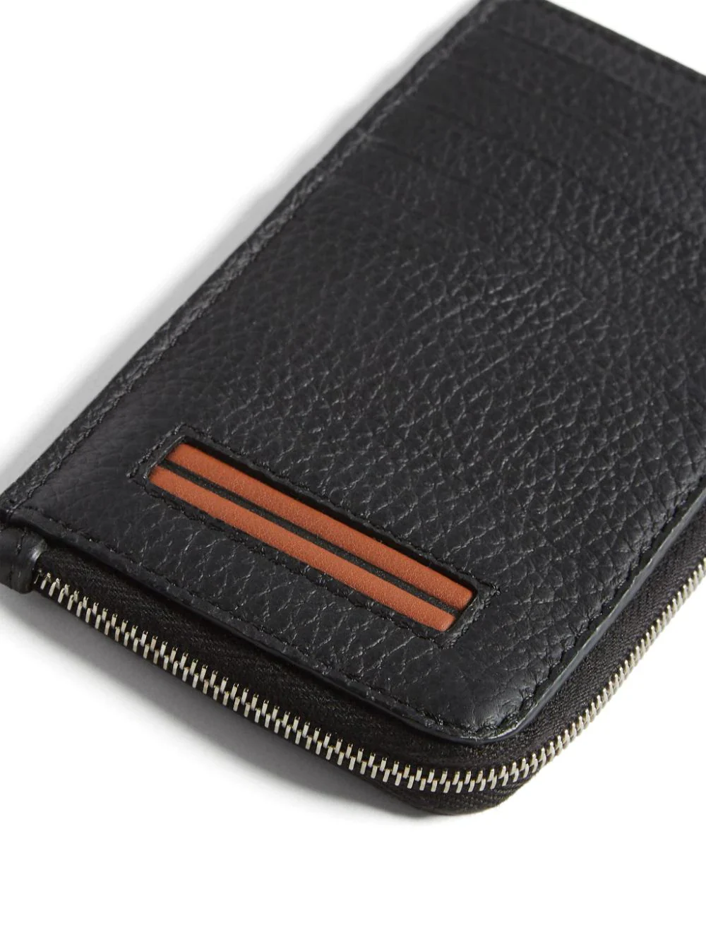 Stripe-Embellished Leather Wallet - Image 3