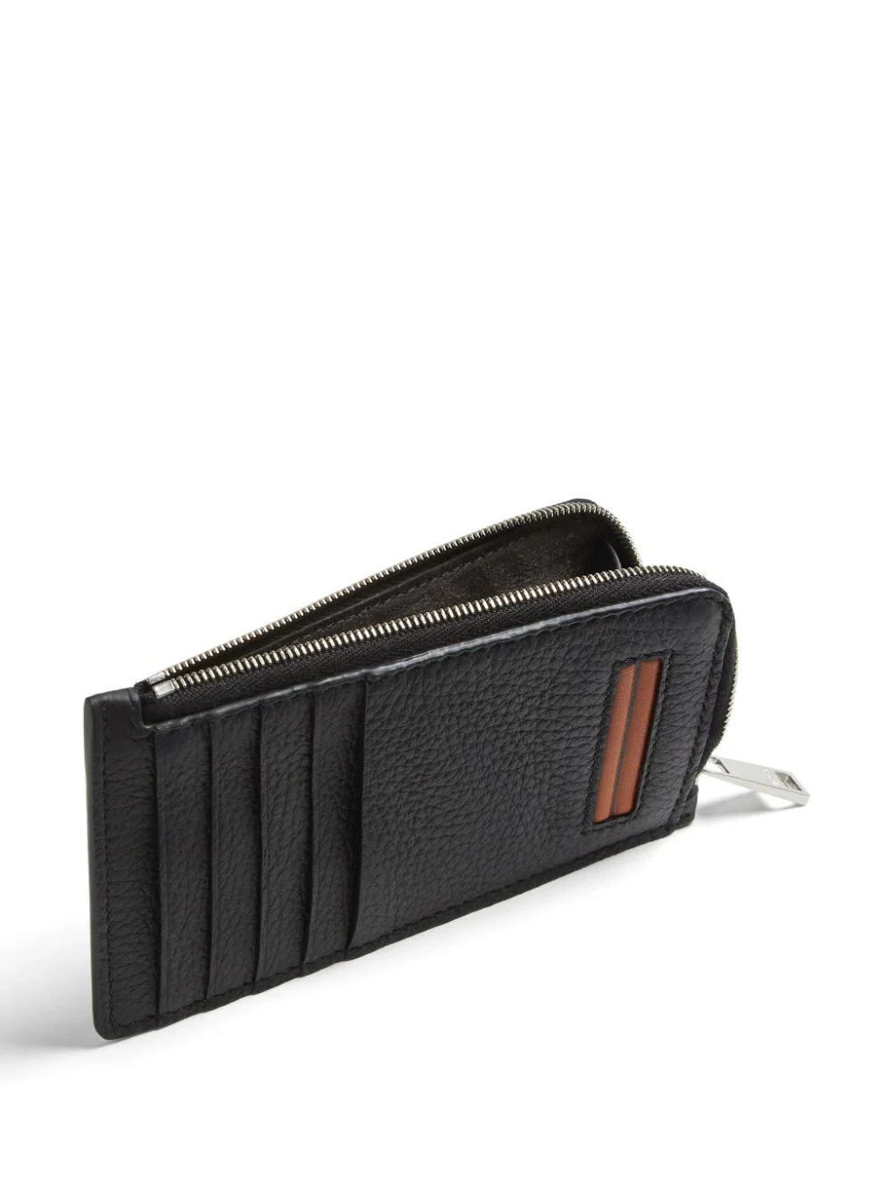 Stripe-Embellished Leather Wallet - Image 4