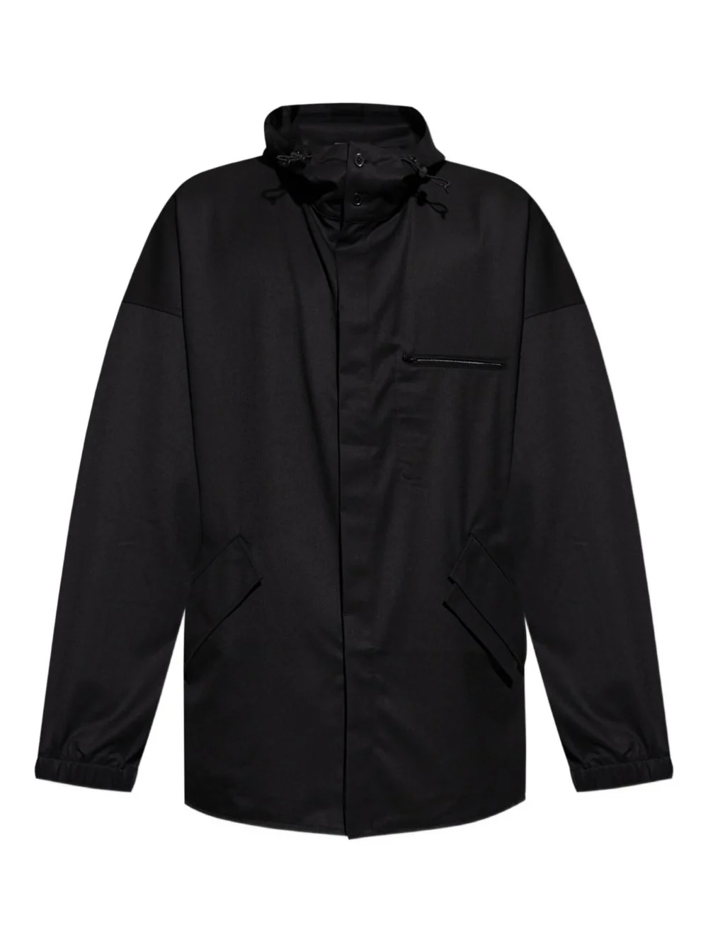Stripe-Print Hooded Jacket