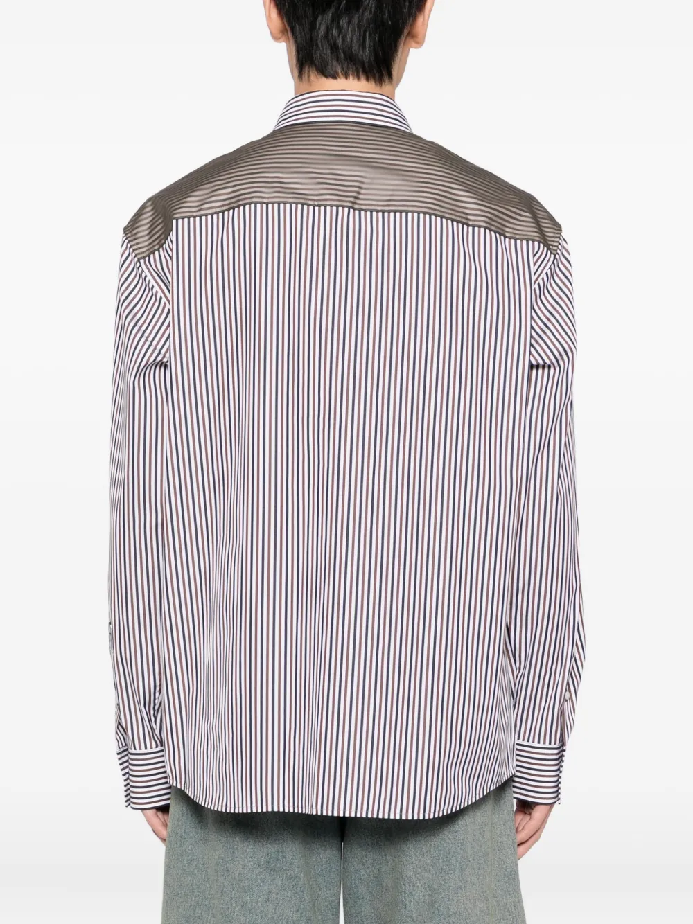 Striped Button-Down Shirt - Image 4