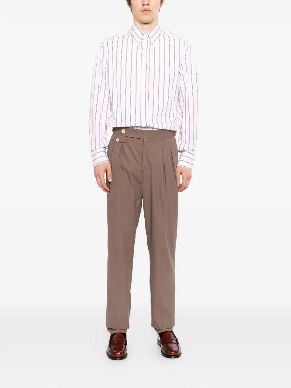 Striped Button-Down Shirt - Image 2