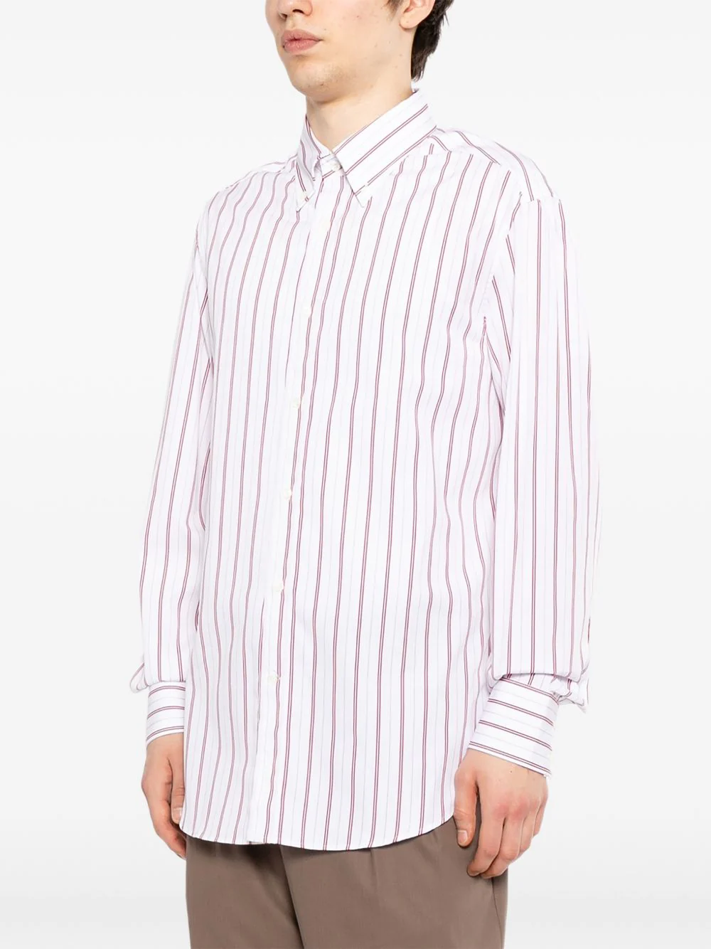 Striped Button-Down Shirt - Image 5