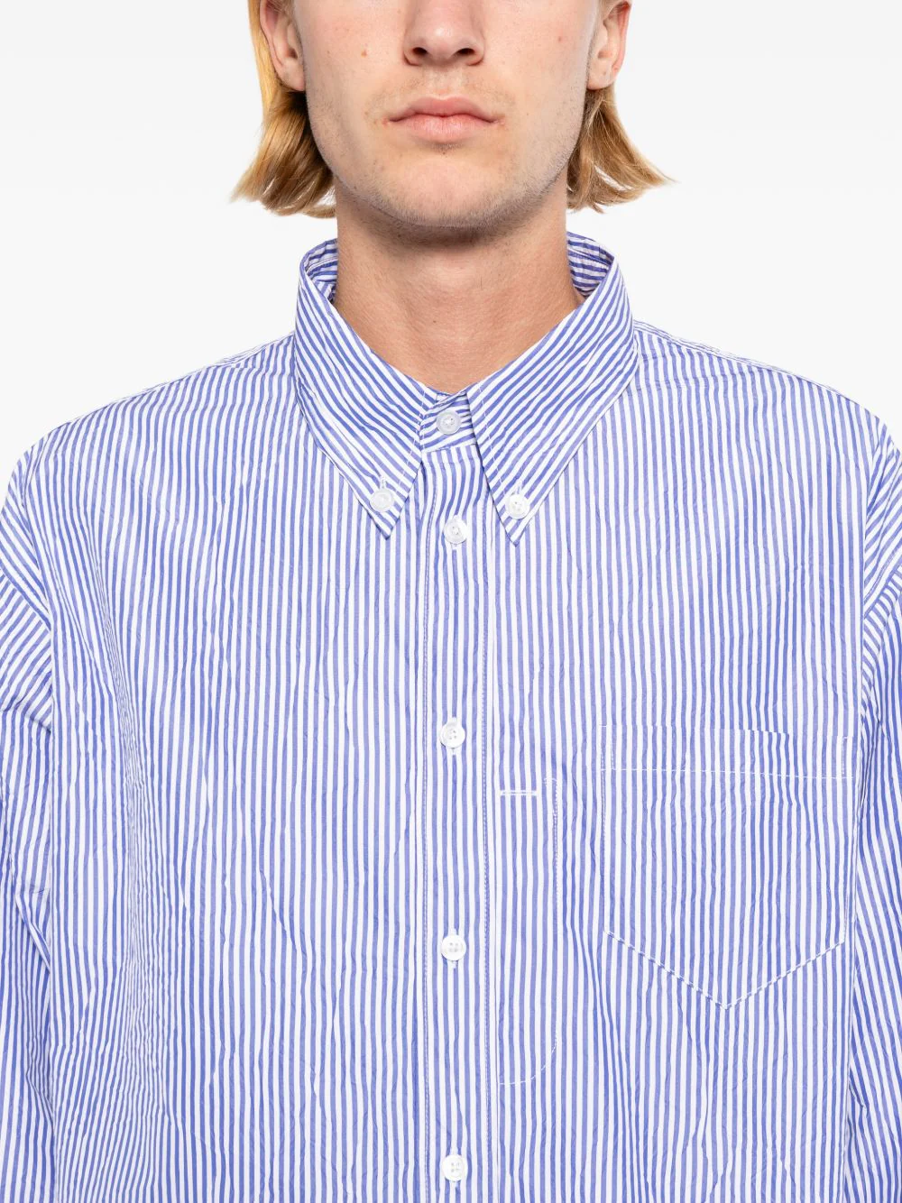 Striped Button-Down Shirt - Image 2