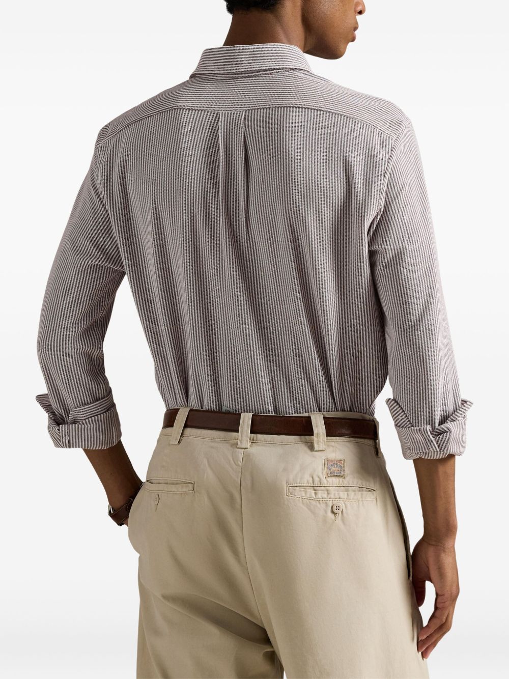 Striped Button-Up Shirt - Image 4