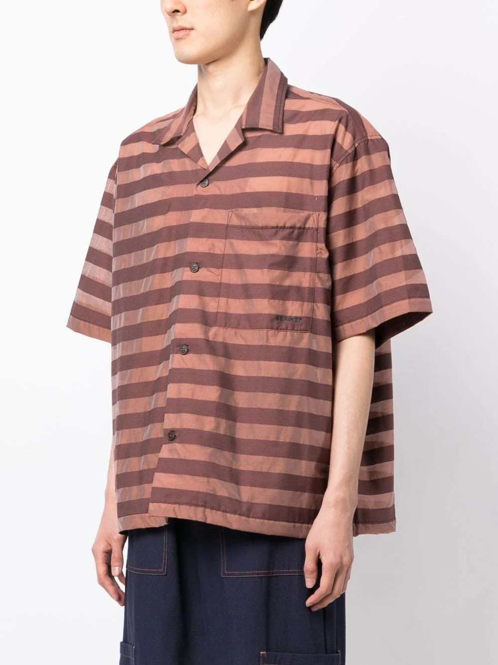Striped Cotton-Blend Shirt - Image 4