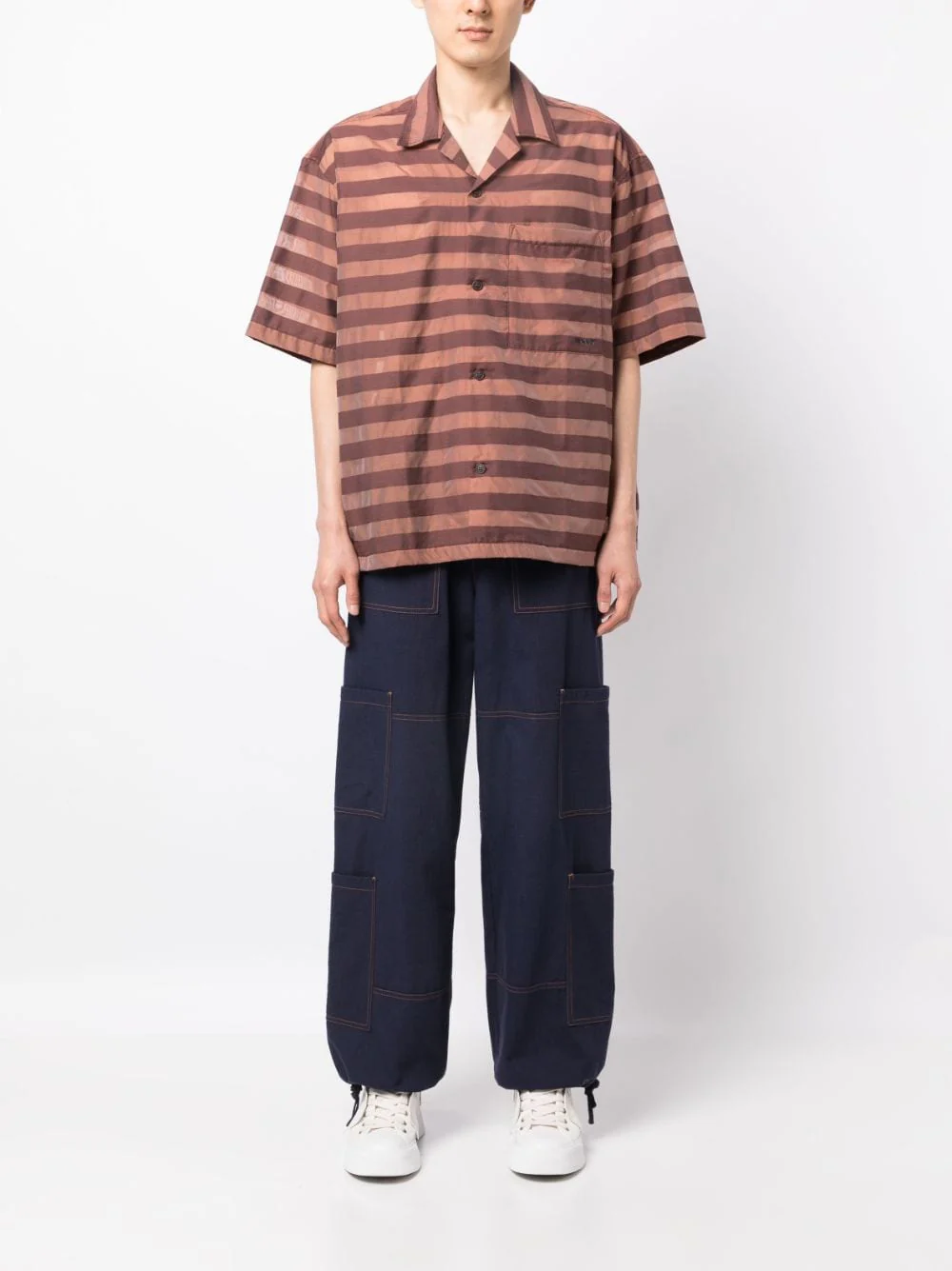 Striped Cotton-Blend Shirt - Image 5