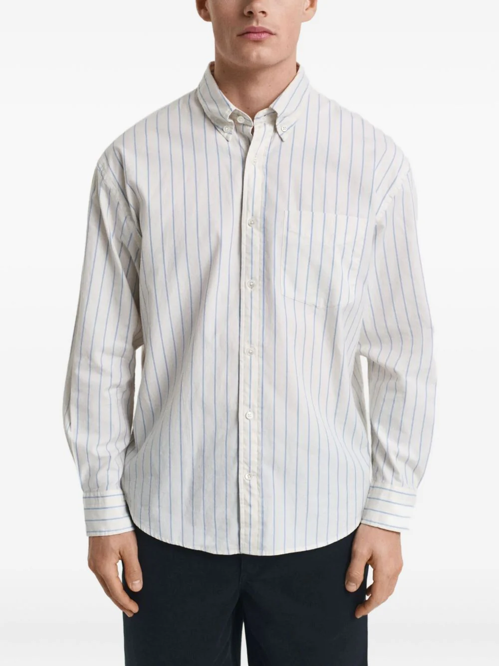 Striped Cotton Shirt - Image 2