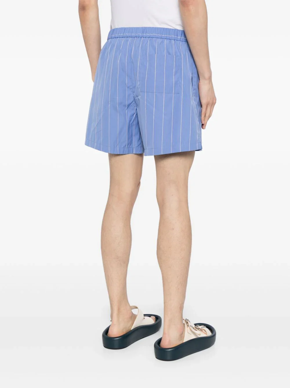 Striped Cotton Shorts - Image 3