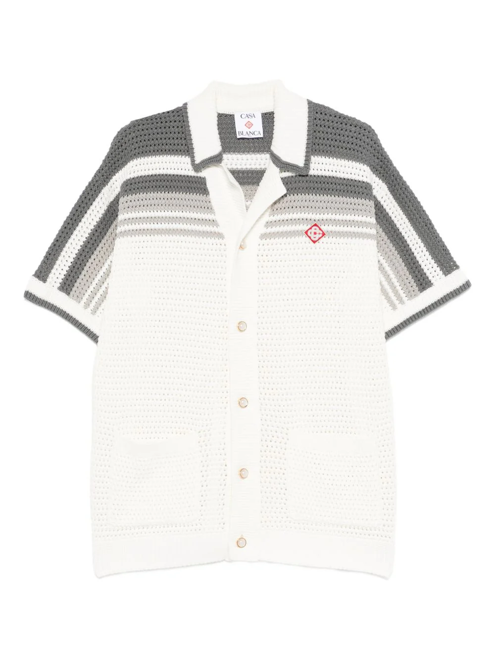 Striped Crochet Shirt