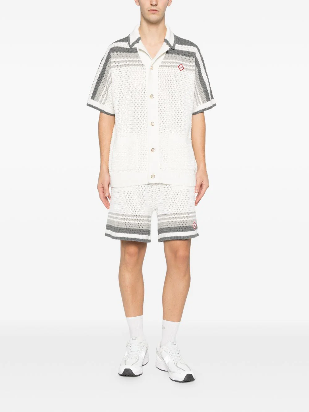 Striped Crochet Shirt - Image 5