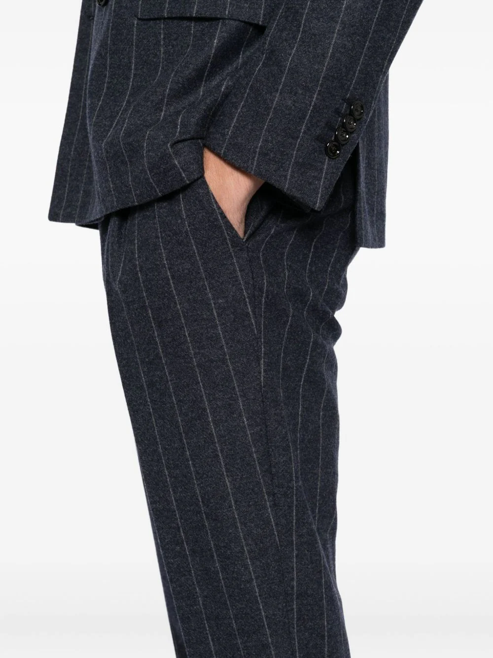 Striped Double-Breasted Suit - Image 5