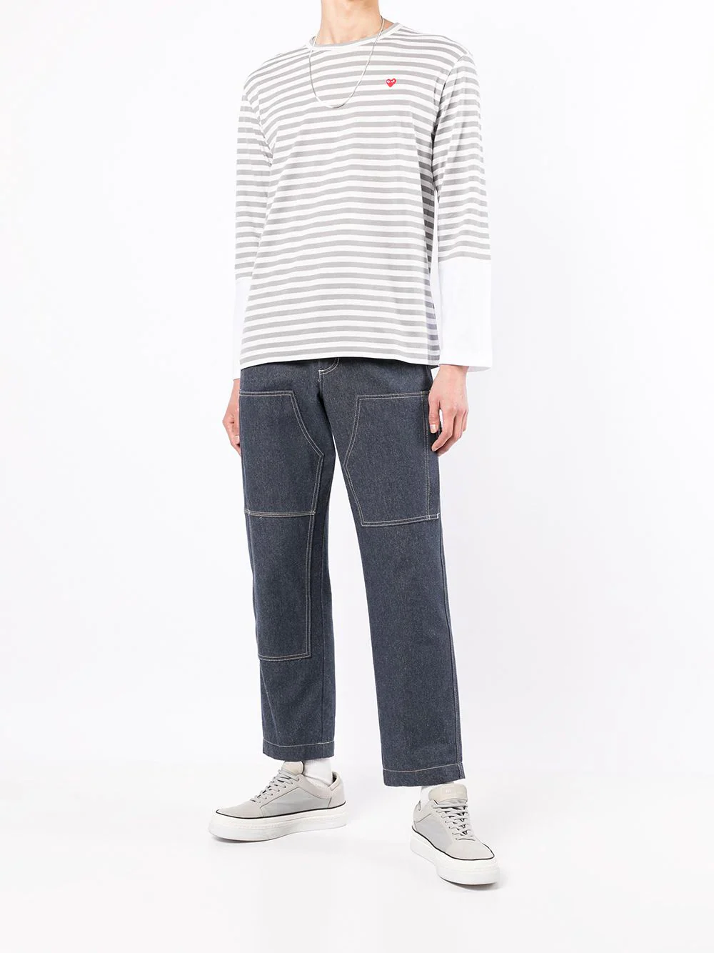Striped Long-Sleeve T-Shirt - Image 2