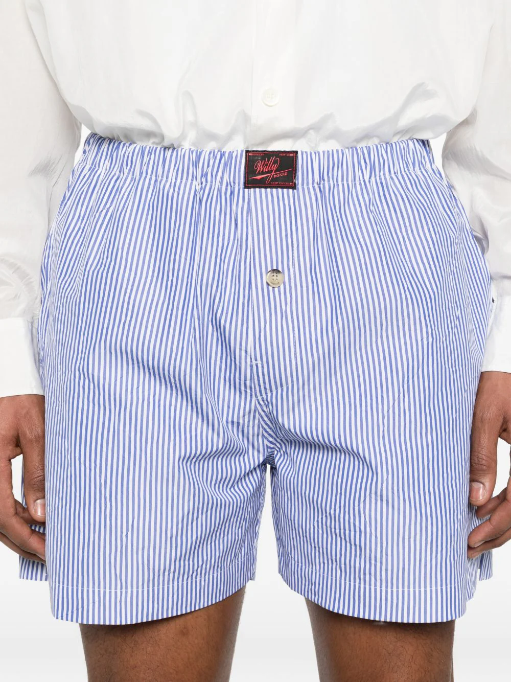 Striped-Pattern Shorts - Image 3