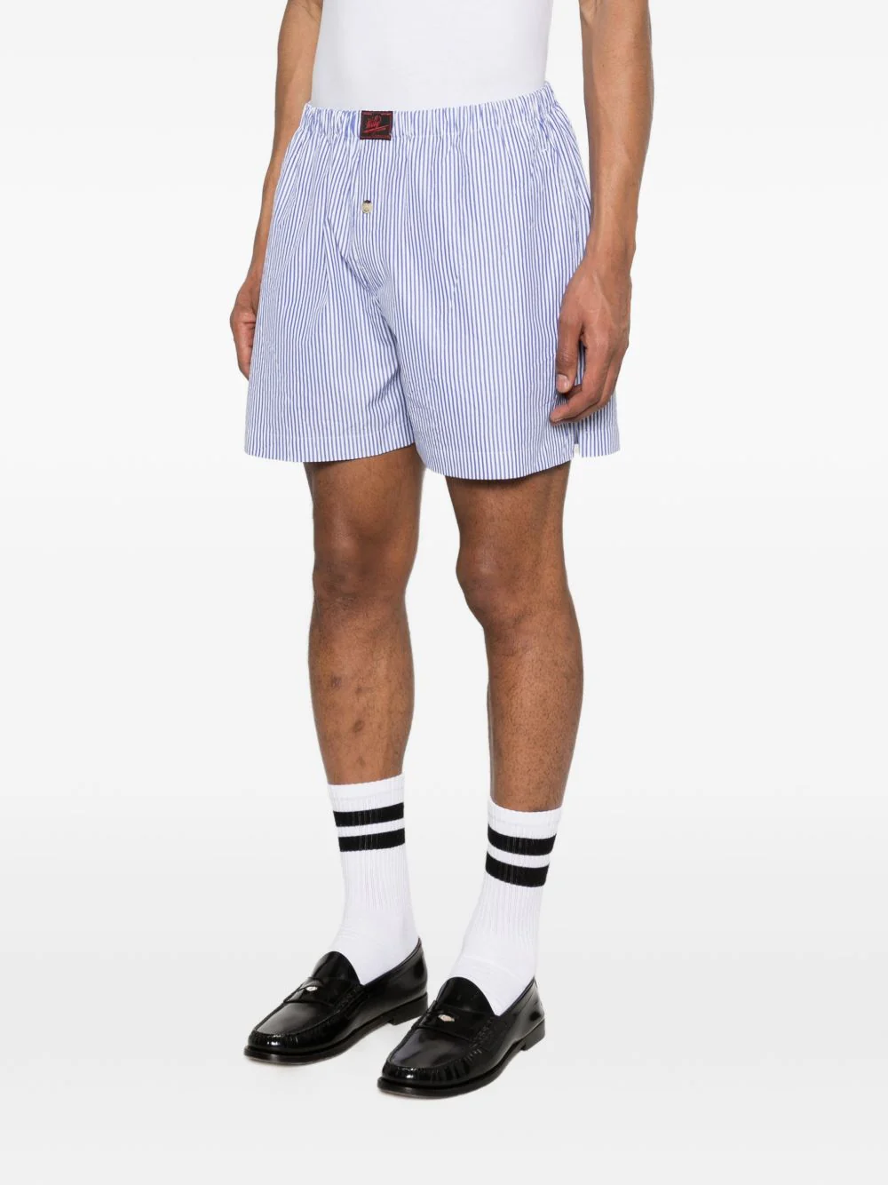 Striped-Pattern Shorts - Image 4