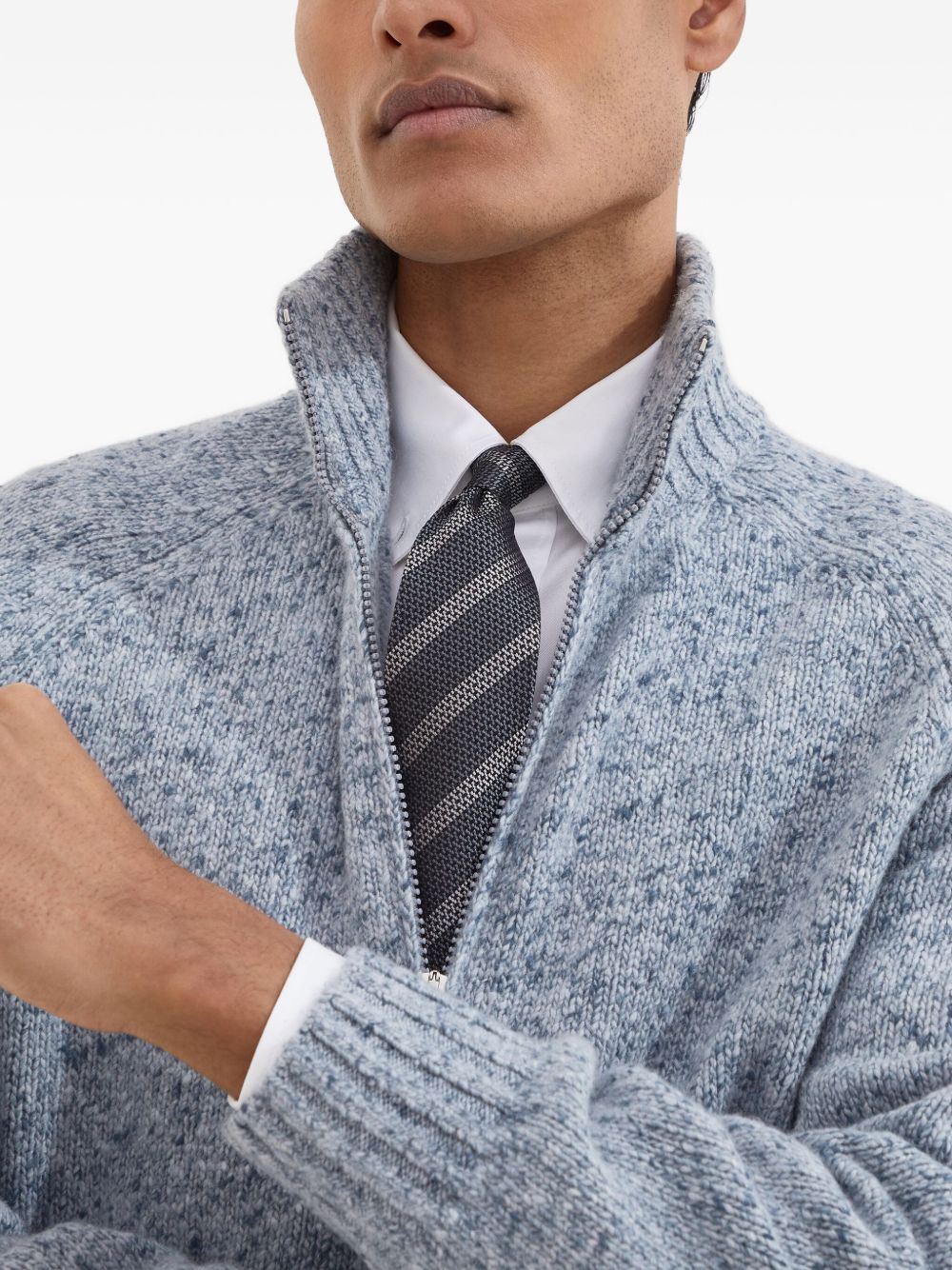 Striped Silk Tie - Image 2