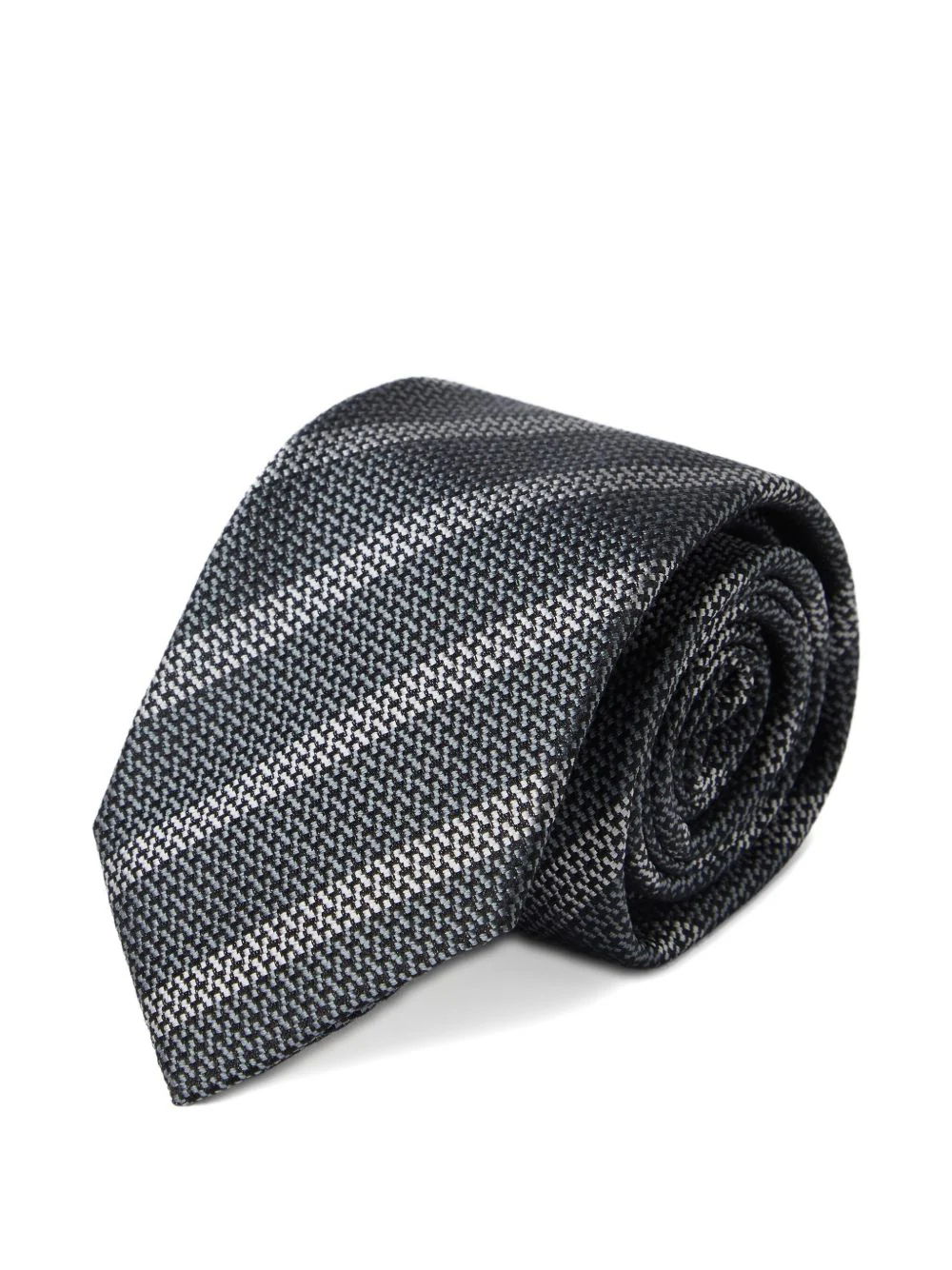 Striped Silk Tie - Image 3