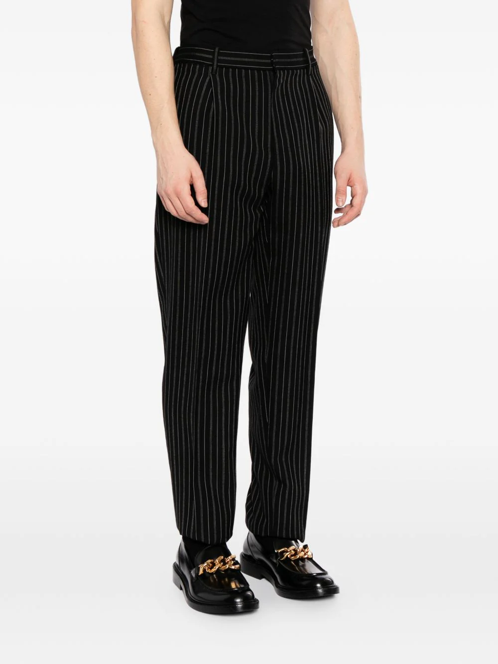 Striped Tailored Trousers - Image 3