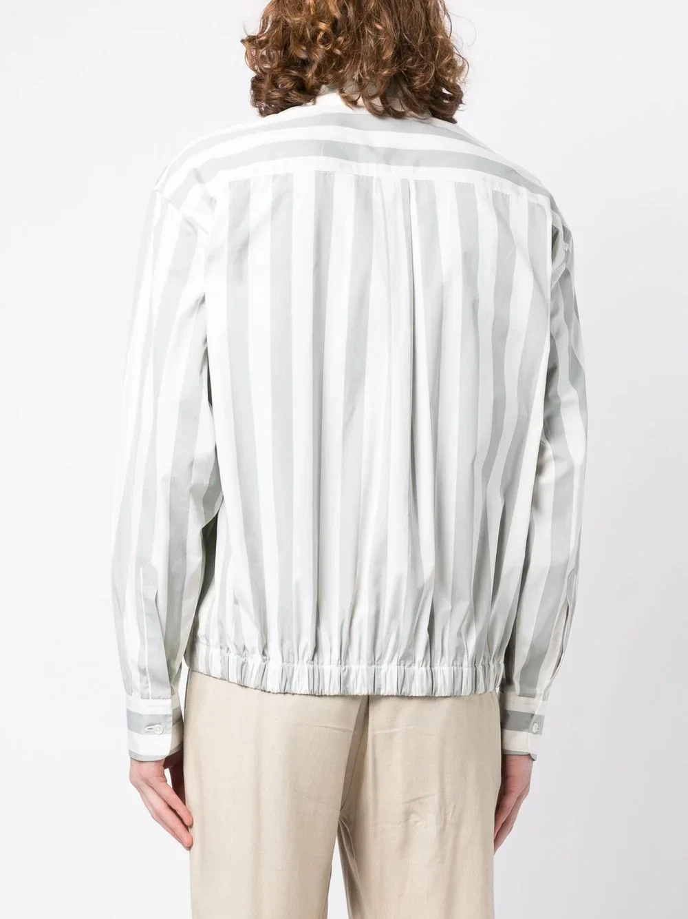Striped Zip-Up Jacket - Image 3