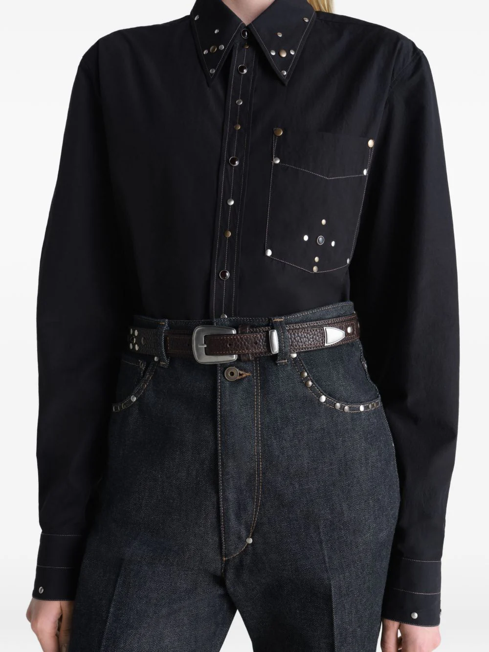 Studded Buckle Belt - Image 2