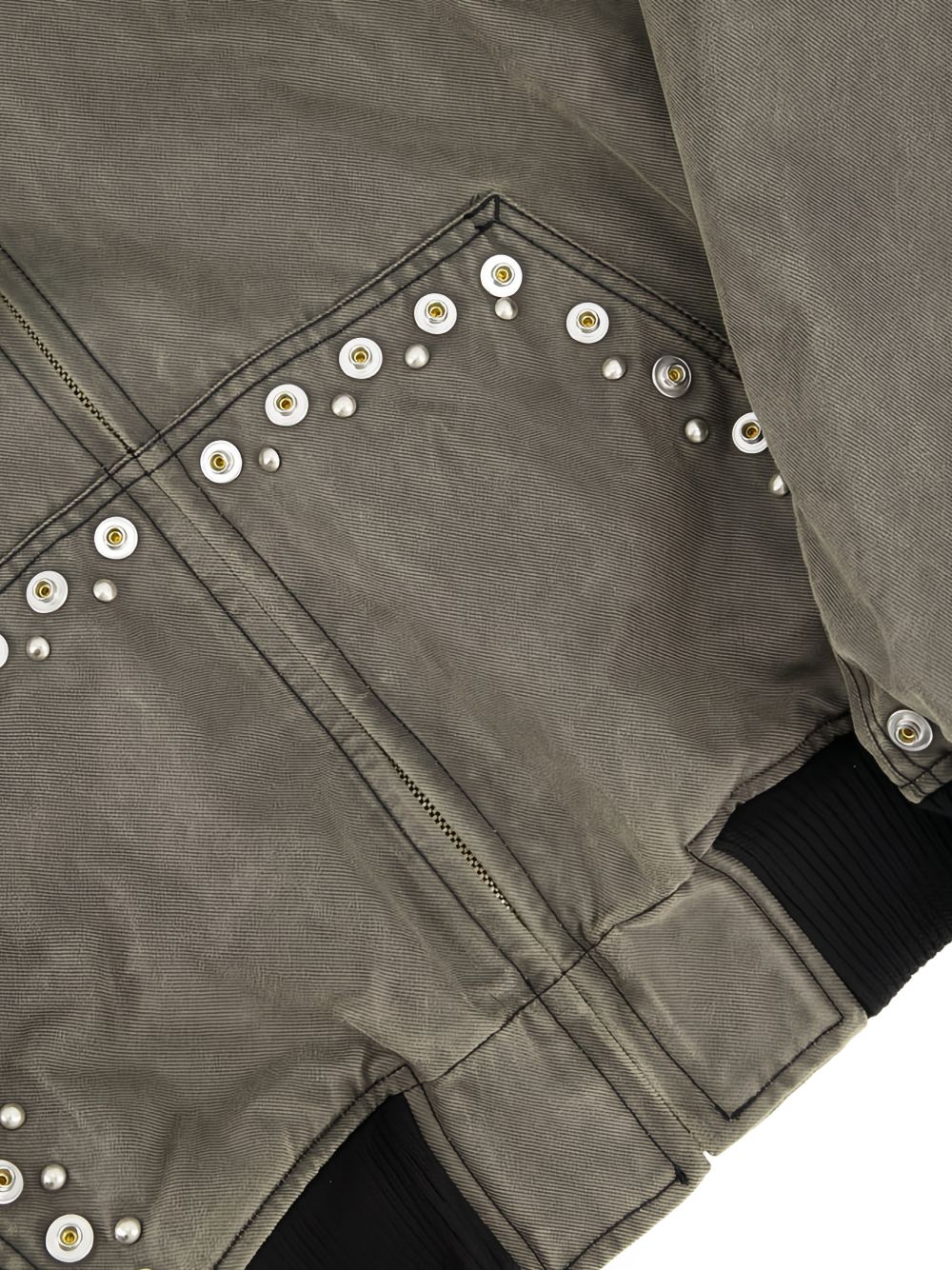 Studded Hooded Jacket - Image 3