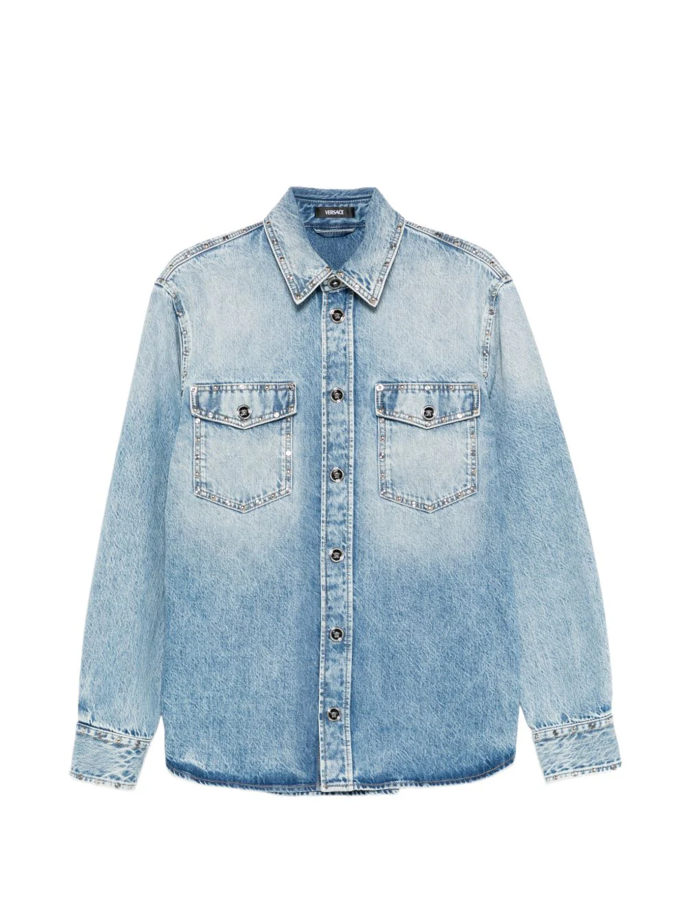 Studded-Pocket Shirt