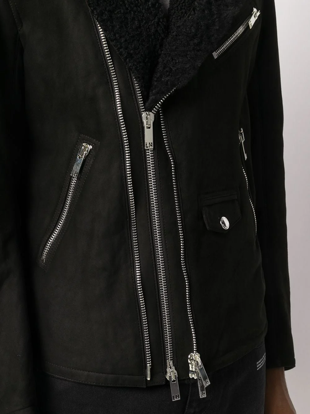Suede Biker Jacket - Image 3