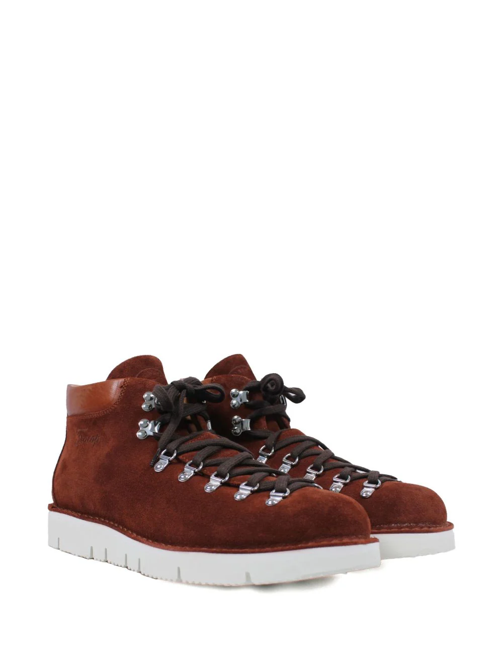 Suede Lace-Up Hiking Boots - Image 2