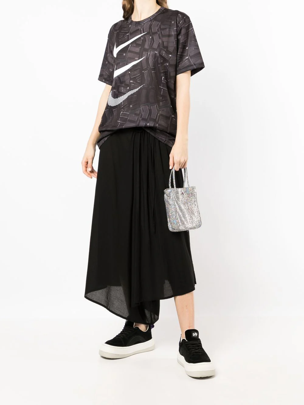Swoosh-Print Graphic T-Shirt - Image 5