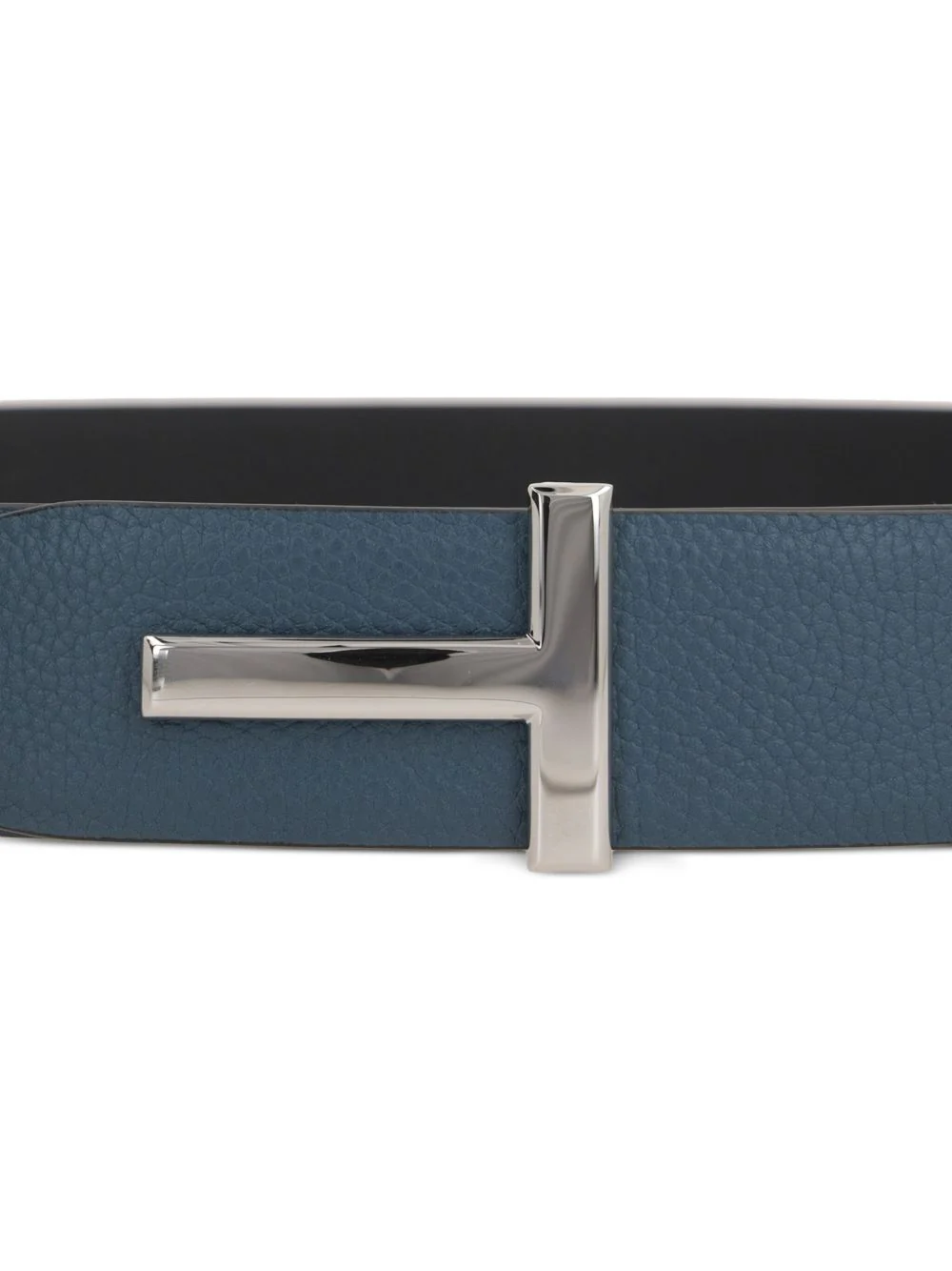 T-Buckle Leather Belt - Image 3