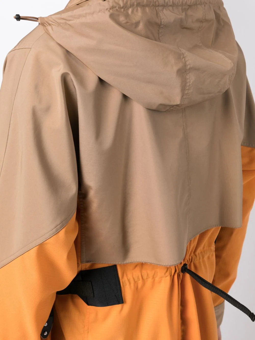 Taffeta Detachable-Hood Midi Coat - Image 6