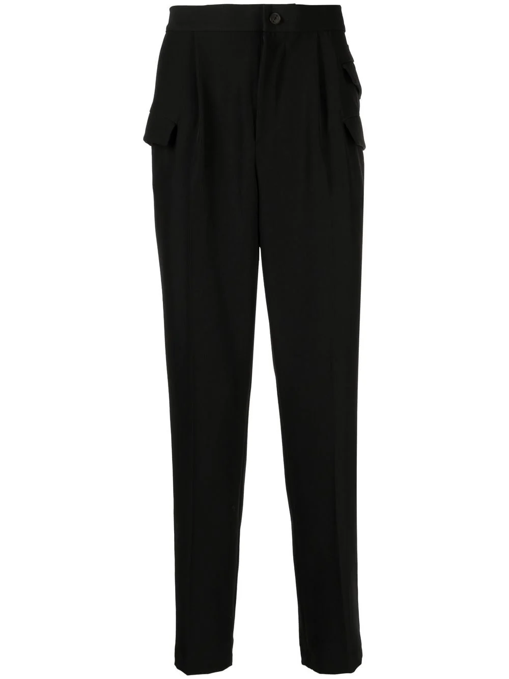 Tapered Flap-Pocket Trousers