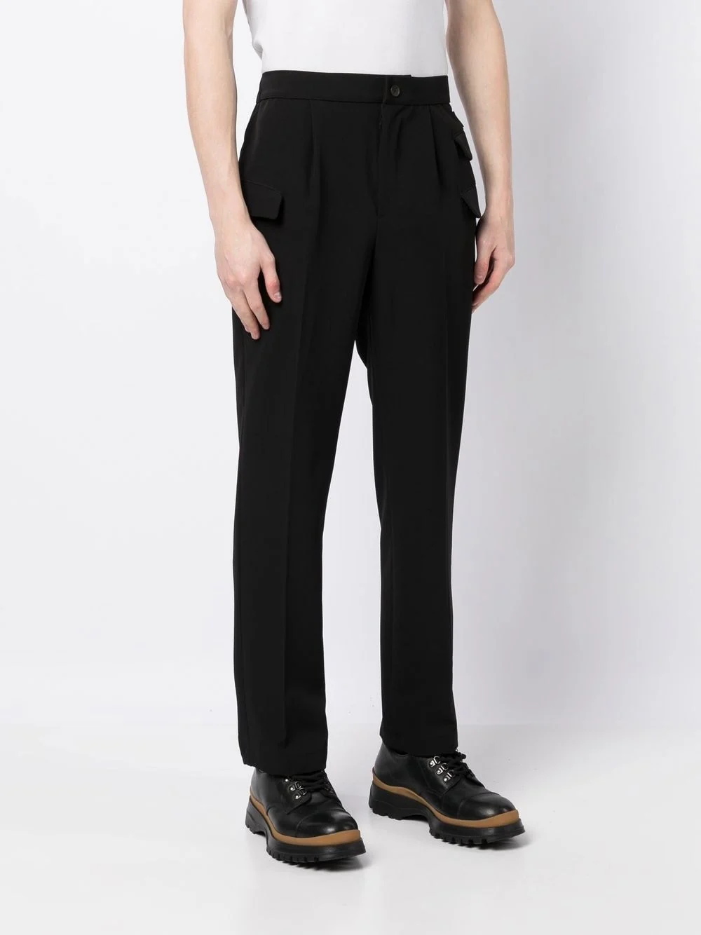 Tapered Flap-Pocket Trousers - Image 5