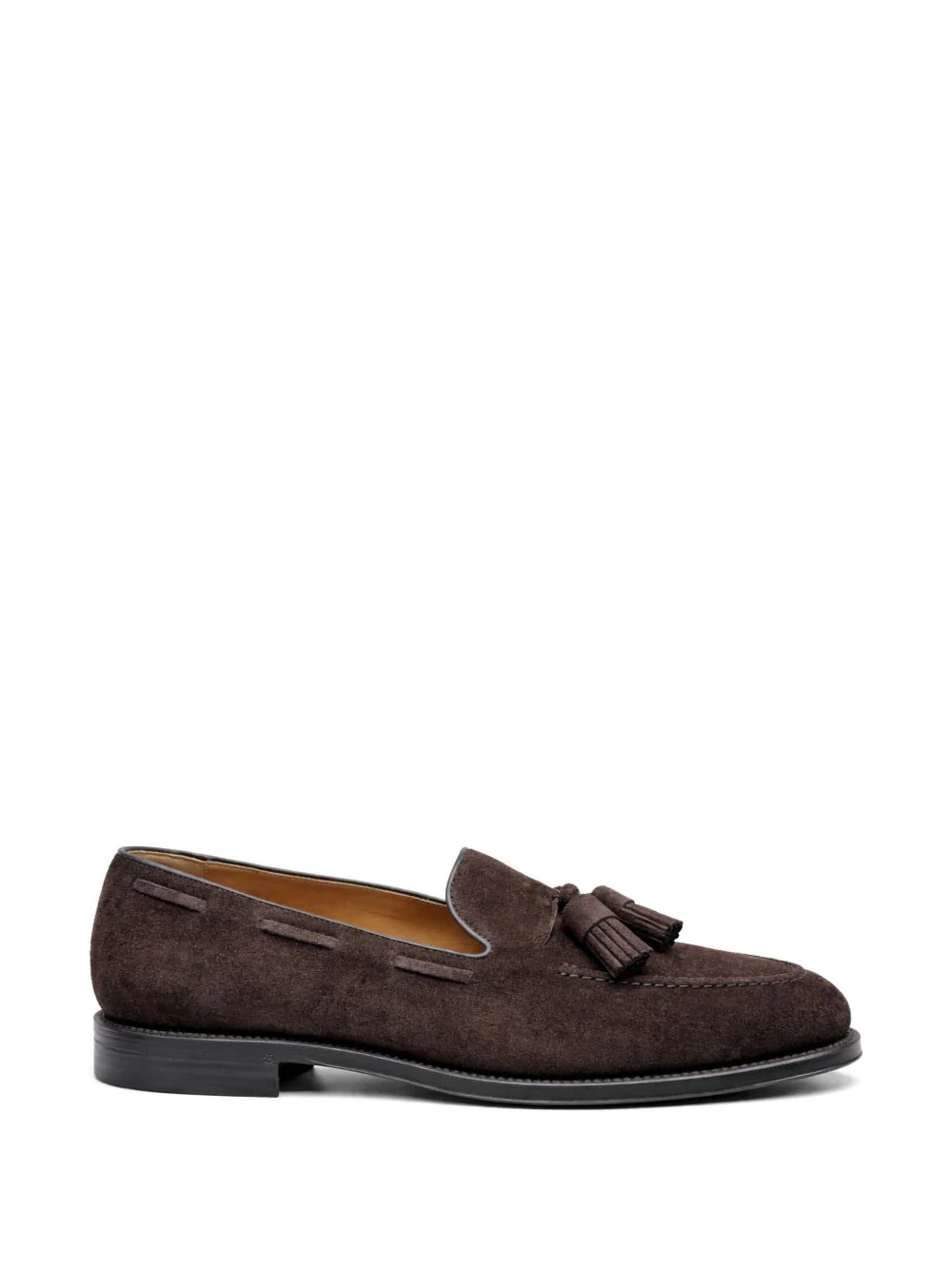 Tassel-Detail Suede Loafers